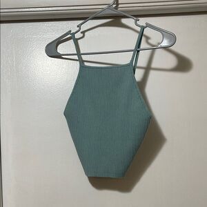 NWT forever, 21 green rib tank large